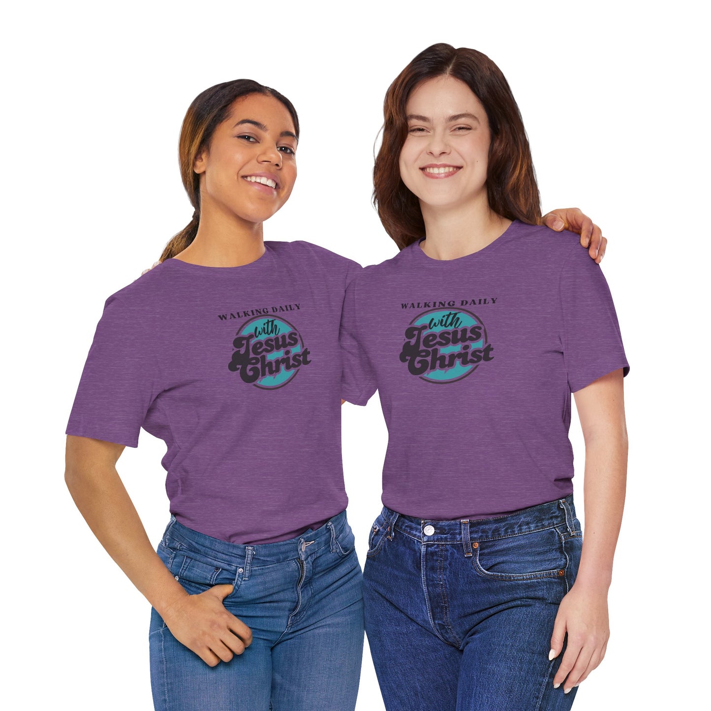 Christian T-Shirt - Walking Daily with Jesus Christ