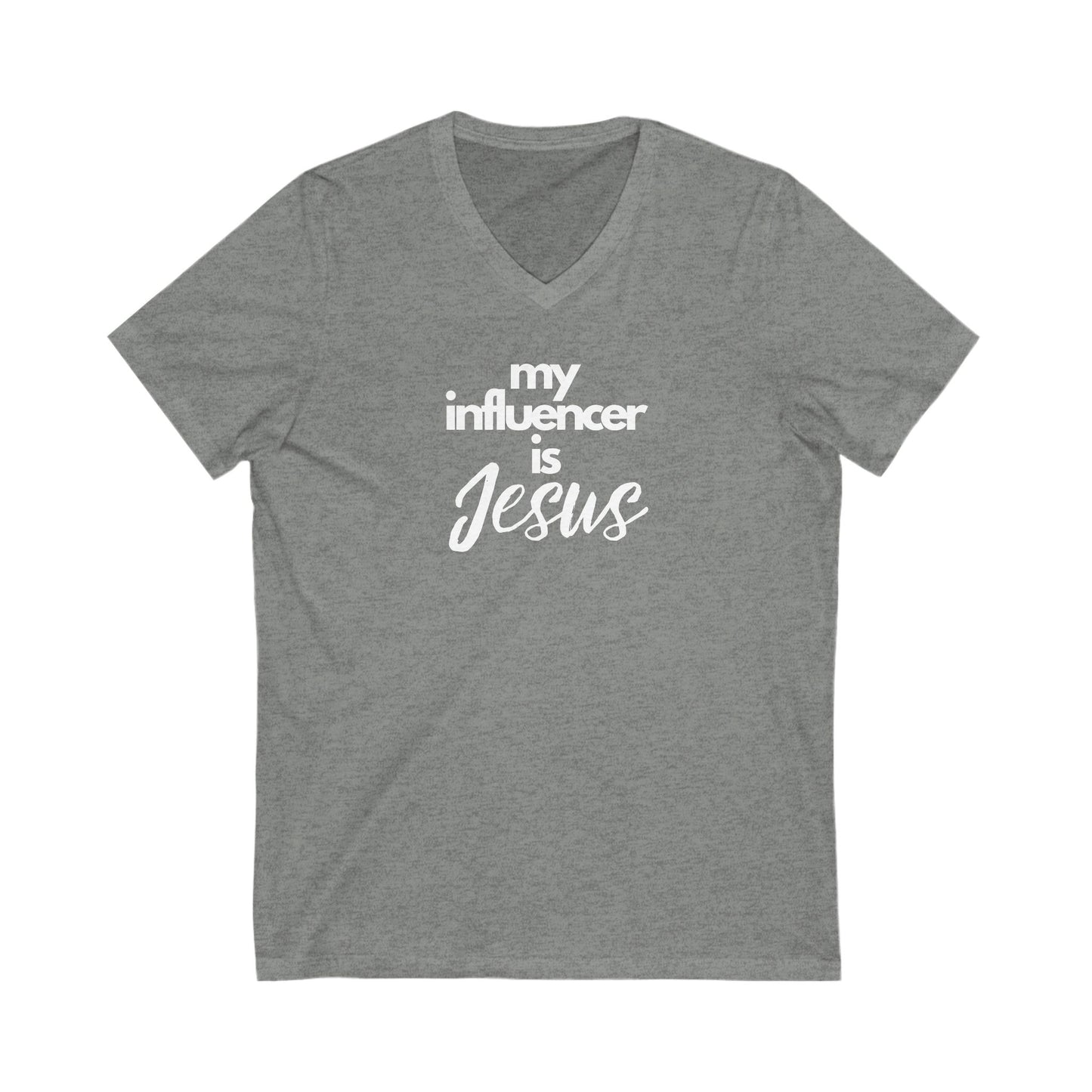 V-Neck Tee - My Influencer is Jesus
