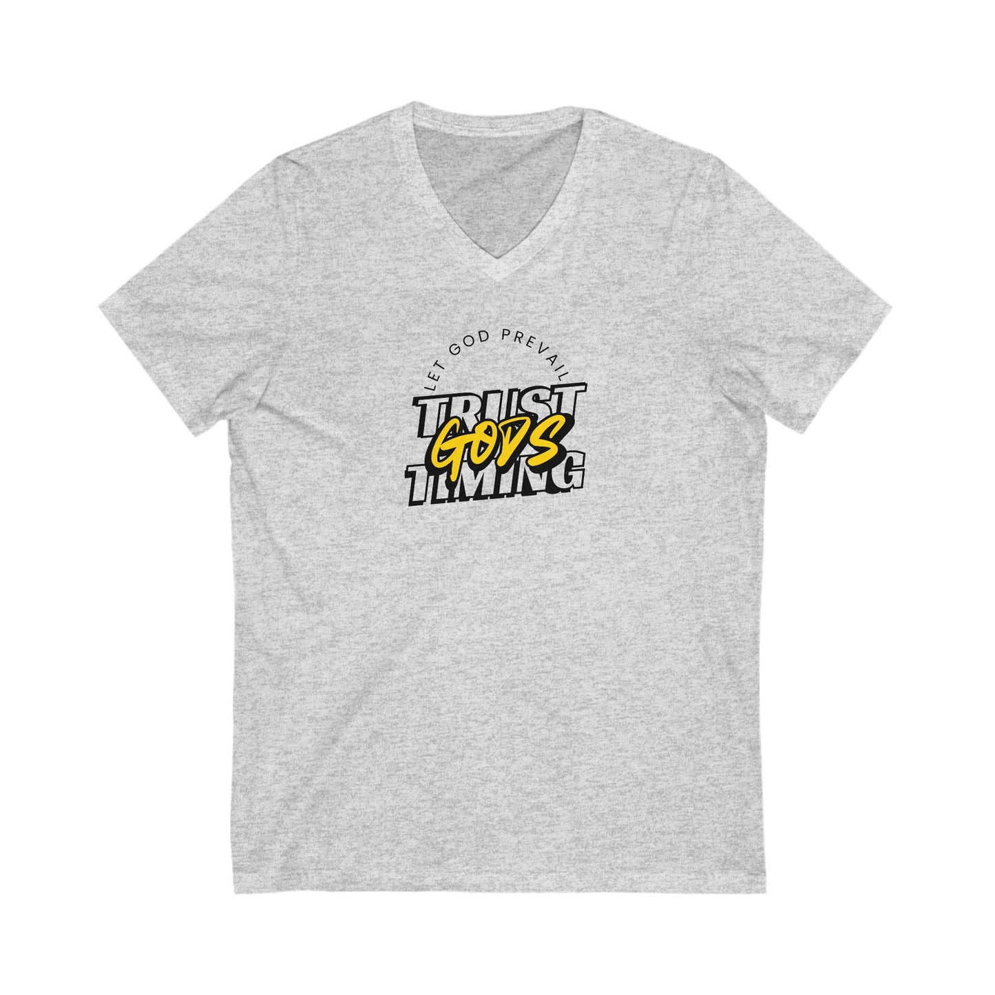 V-Neck Tee Trust God's Timing