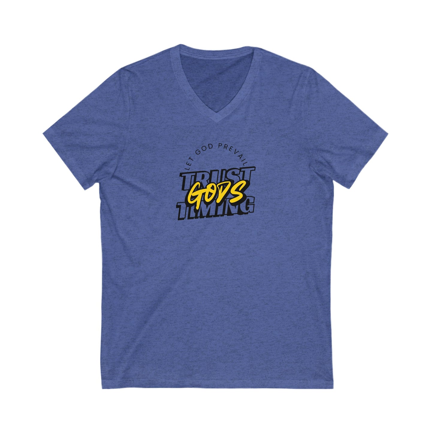 V-Neck Tee Trust God's Timing