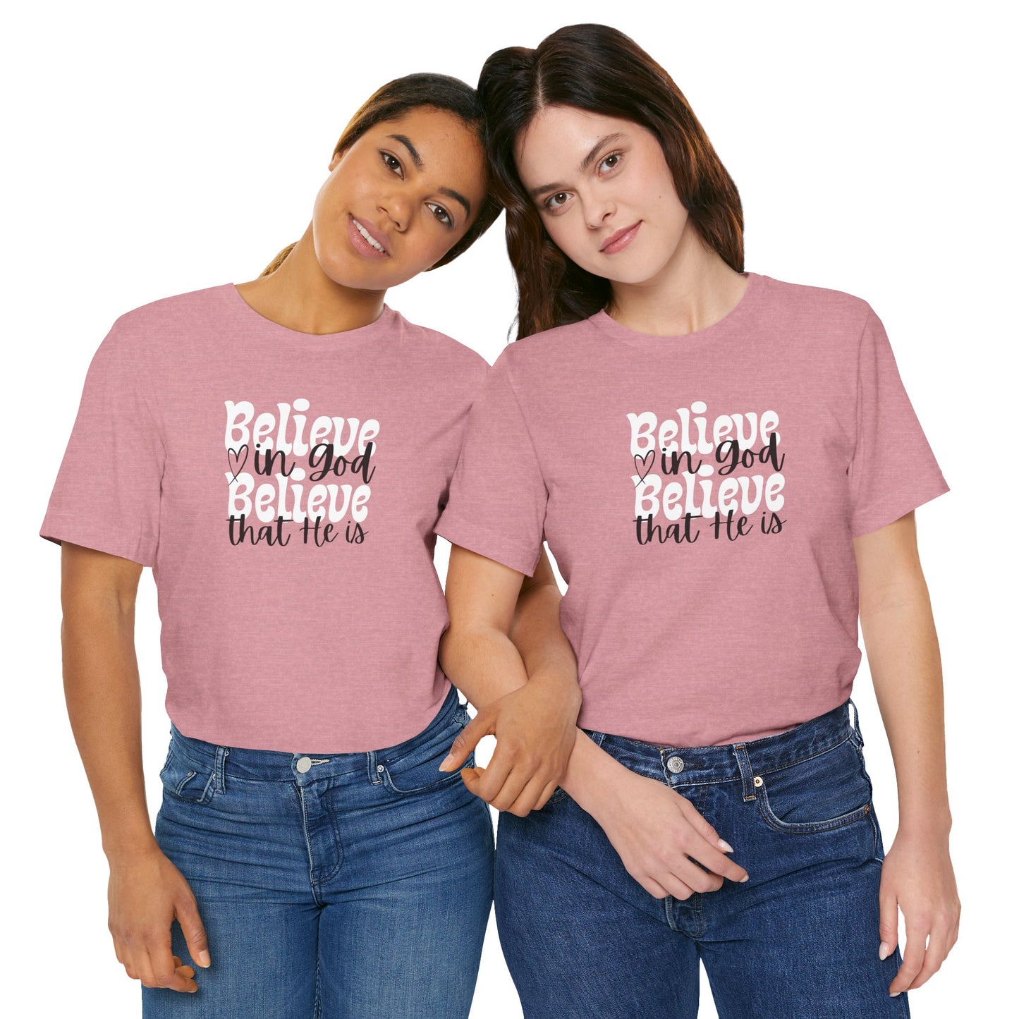 Believe Unisex Jersey Short Sleeve Tee - Inspirational Quote Tee for Everyday Wear
