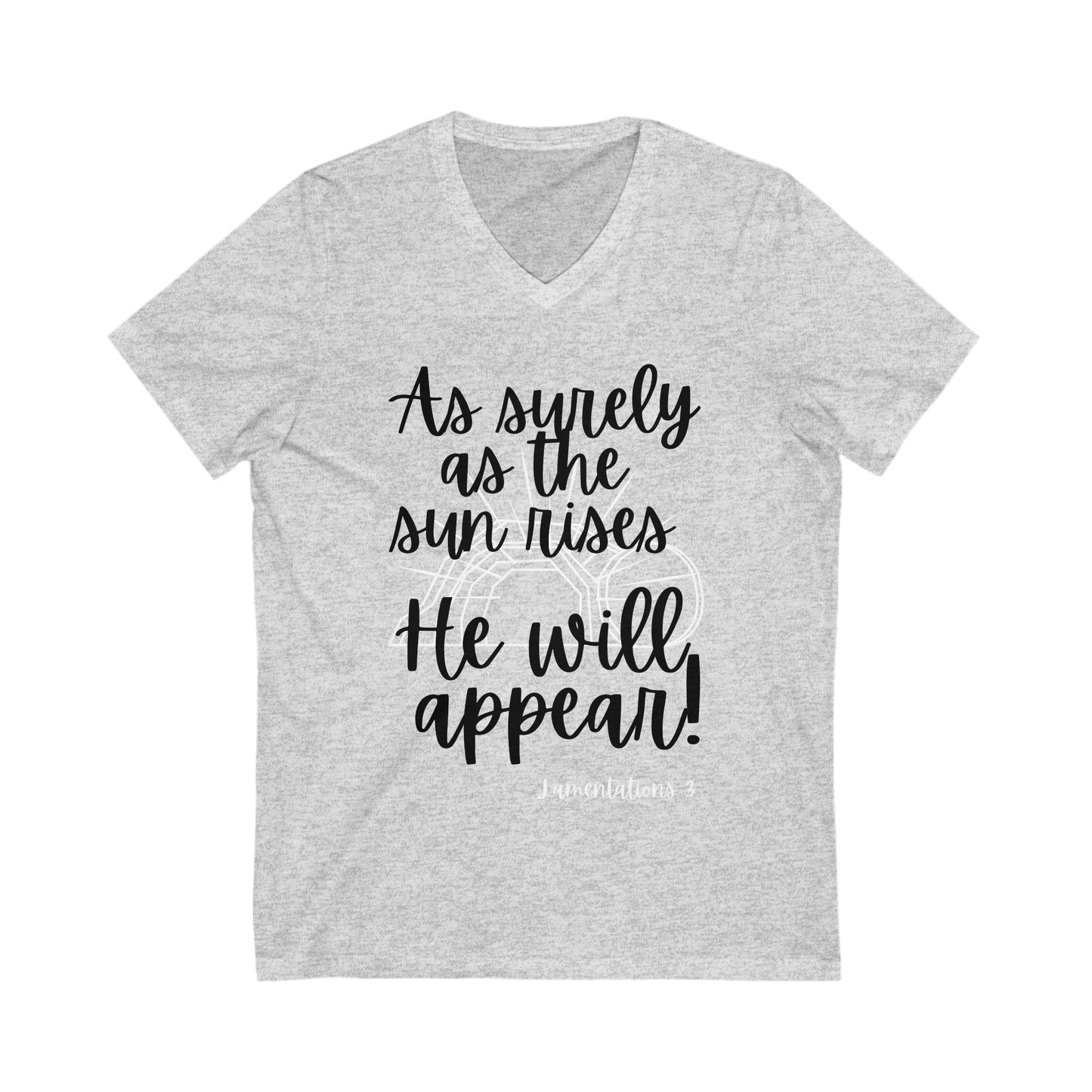 V-Neck Tee - Jesus will appear
