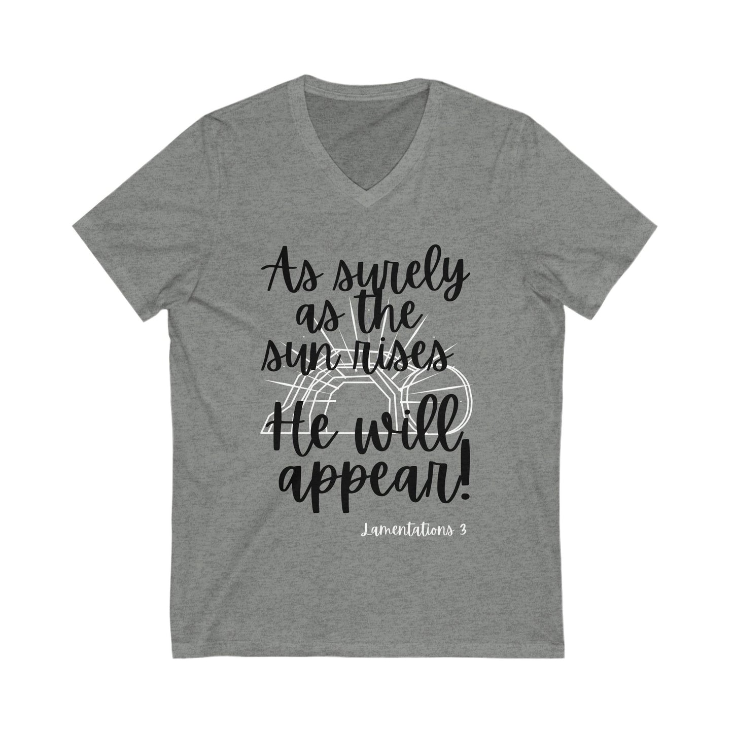 V-Neck Tee - Jesus will appear