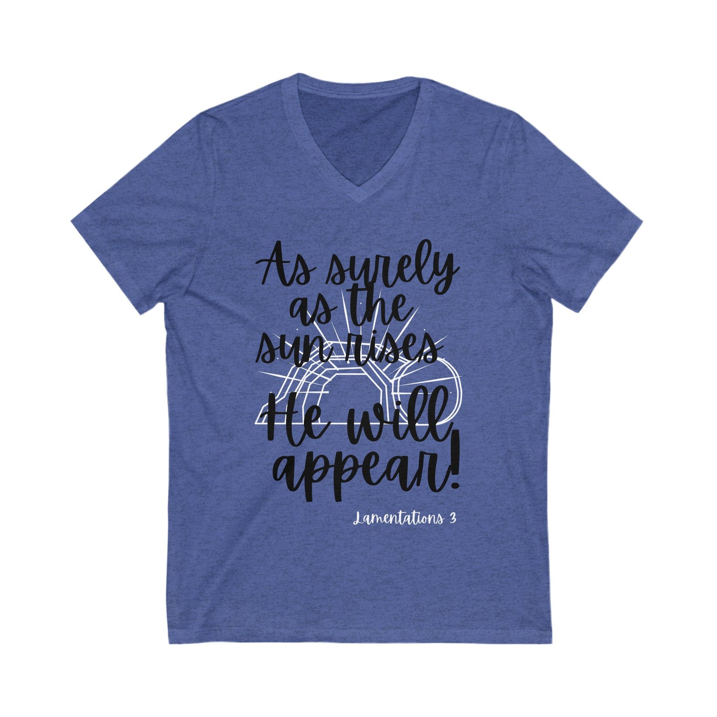 V-Neck Tee - Jesus will appear