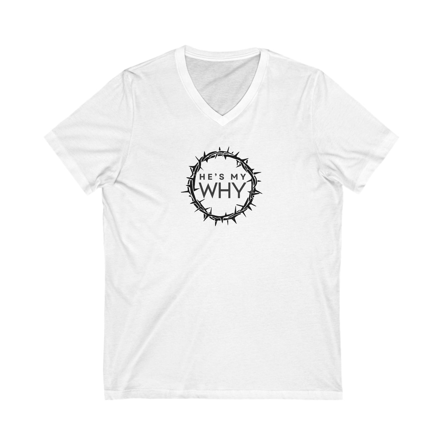 Christian V-Neck Tee - Jesus is My Why