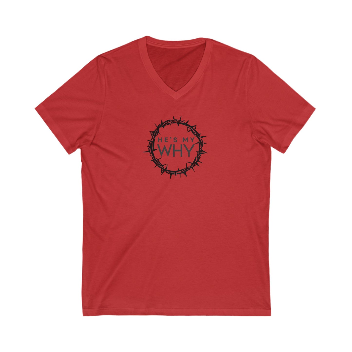 Christian V-Neck Tee - Jesus is My Why