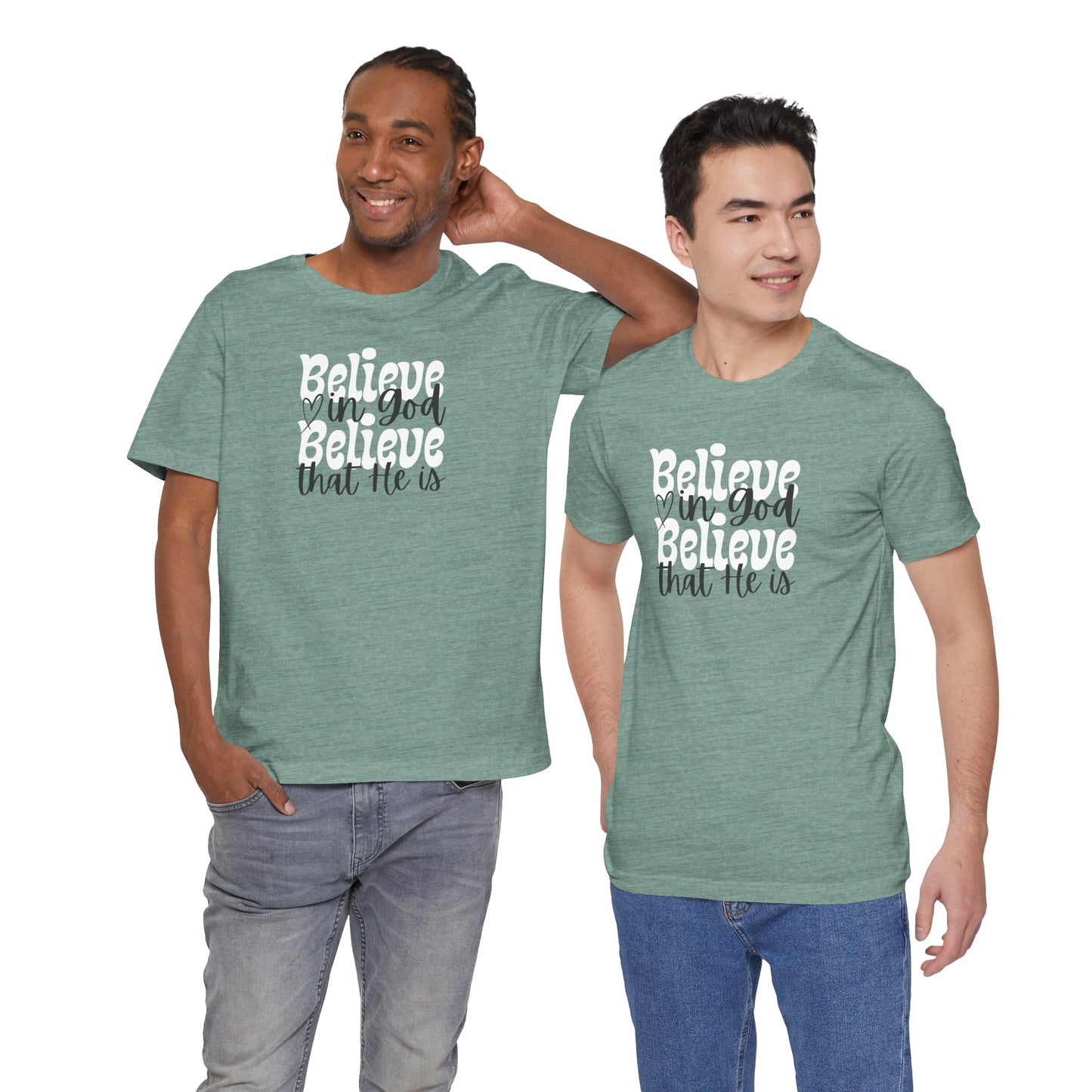 Believe Unisex Jersey Short Sleeve Tee - Inspirational Quote Tee for Everyday Wear