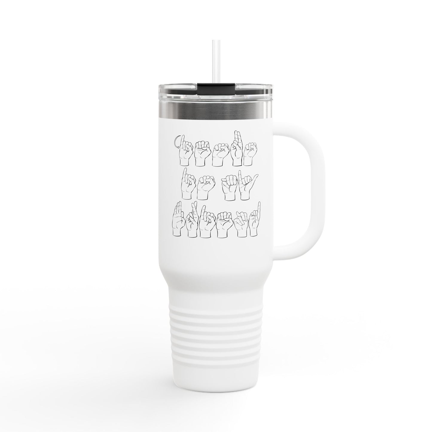 Travel Mug - Jesus is my Friend in Sign Language