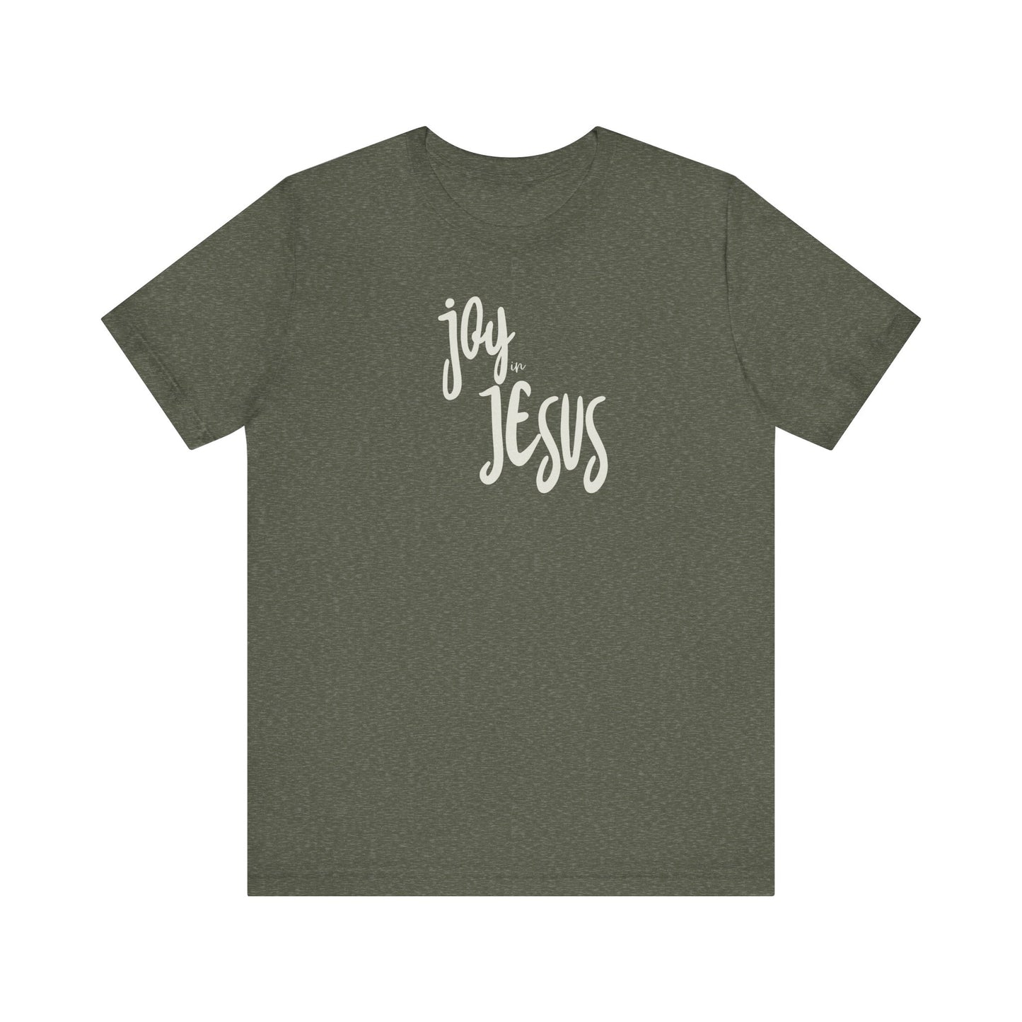 Christian Unisex Tee - Joy in Jesus Design