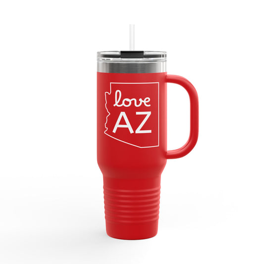 Travel Mug Love AZ Design, Insulated 40oz