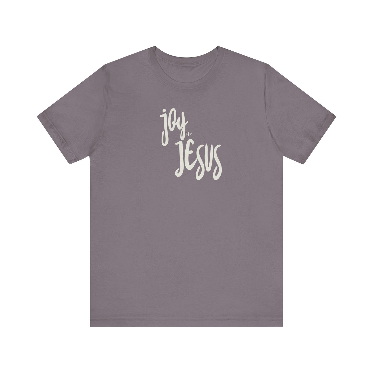 Christian Unisex Tee - Joy in Jesus Design