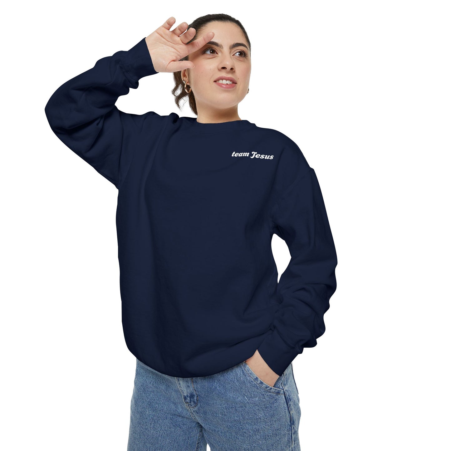 Sweatshirt My Influencer is Jesus Christian Religious Unisex