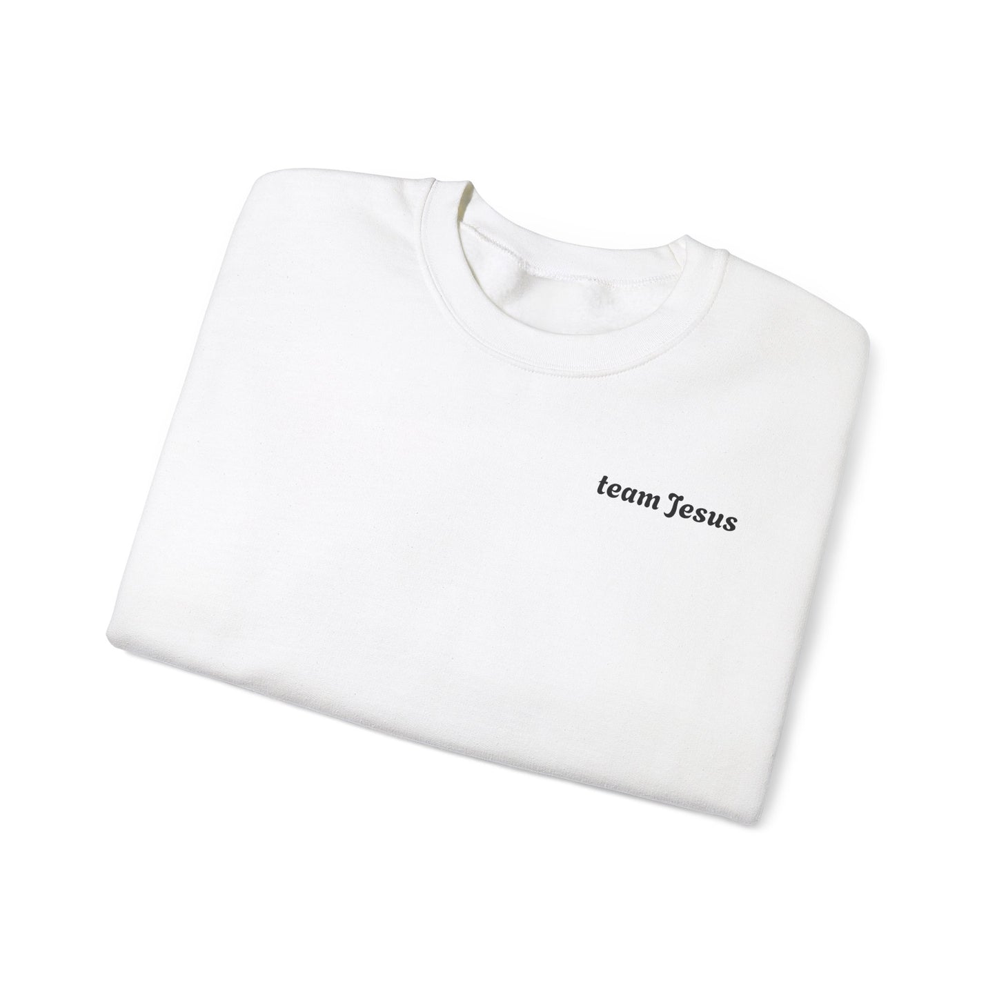 Christian Crewneck Sweatshirt - Walking with Jesus Christ Design