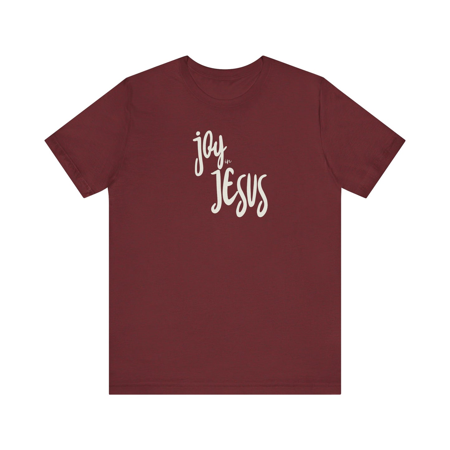 Christian Unisex Tee - Joy in Jesus Design