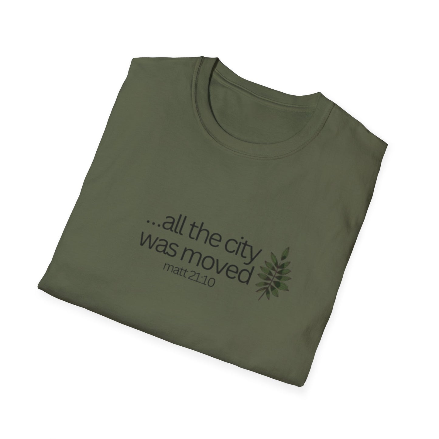 Christian Unisex T-Shirt - All the city of moved by Jesus