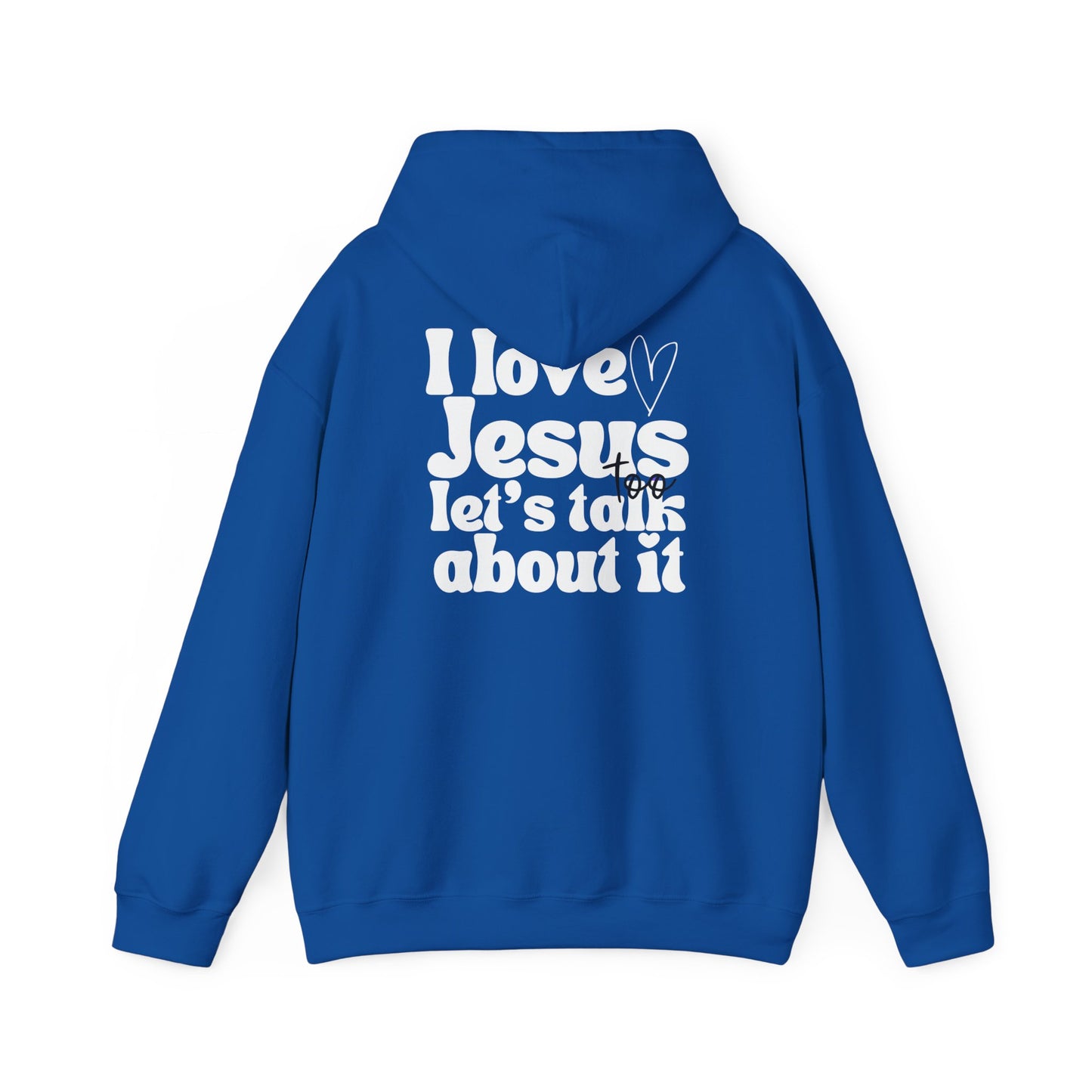 Christian Hoodie - I Love Jesus Design