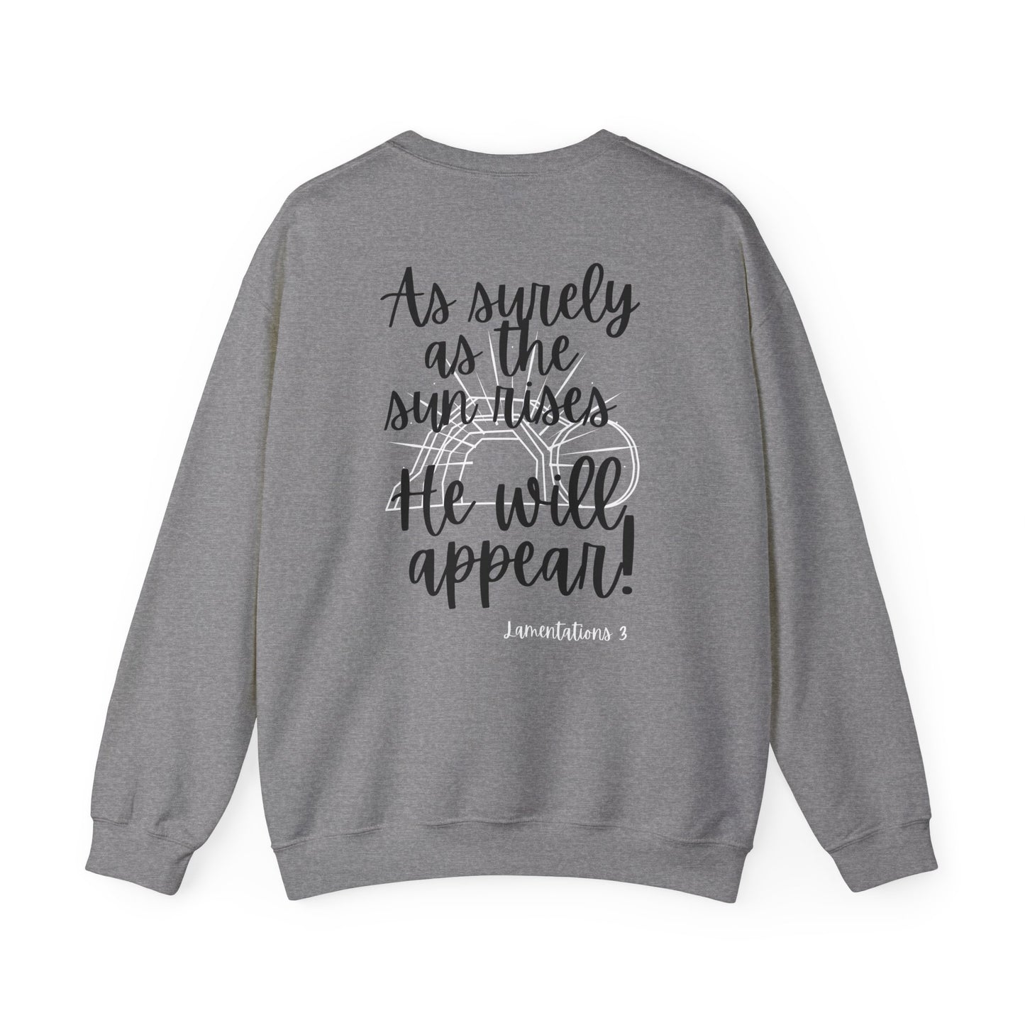 Religious Sweatshirt - Jesus will appear design