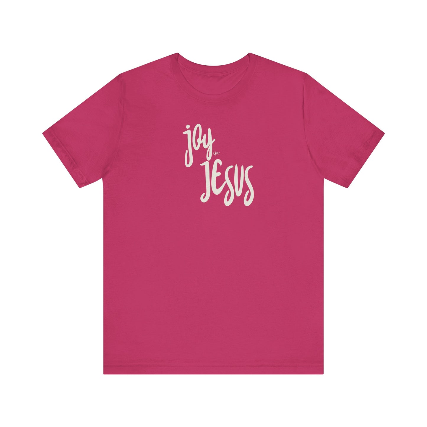 Christian Unisex Tee - Joy in Jesus Design