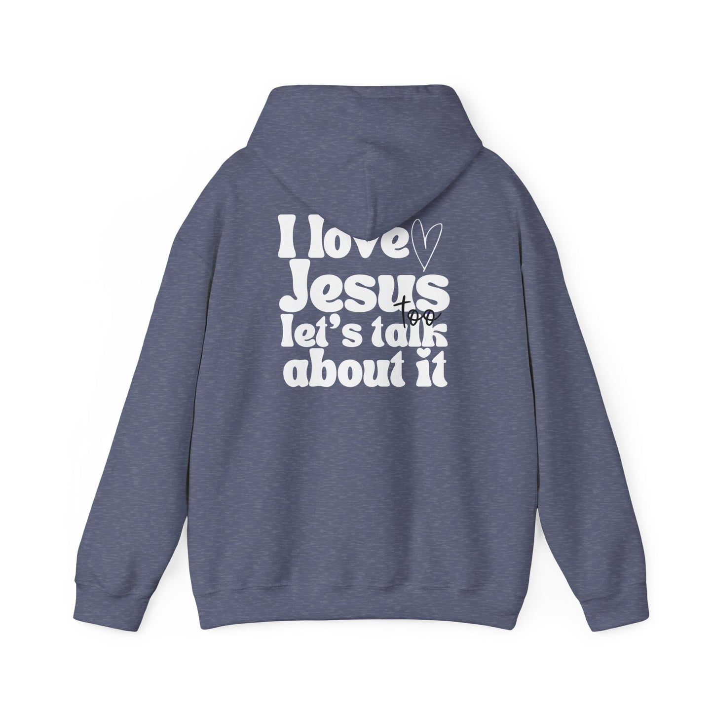 Christian Hoodie - I Love Jesus Design