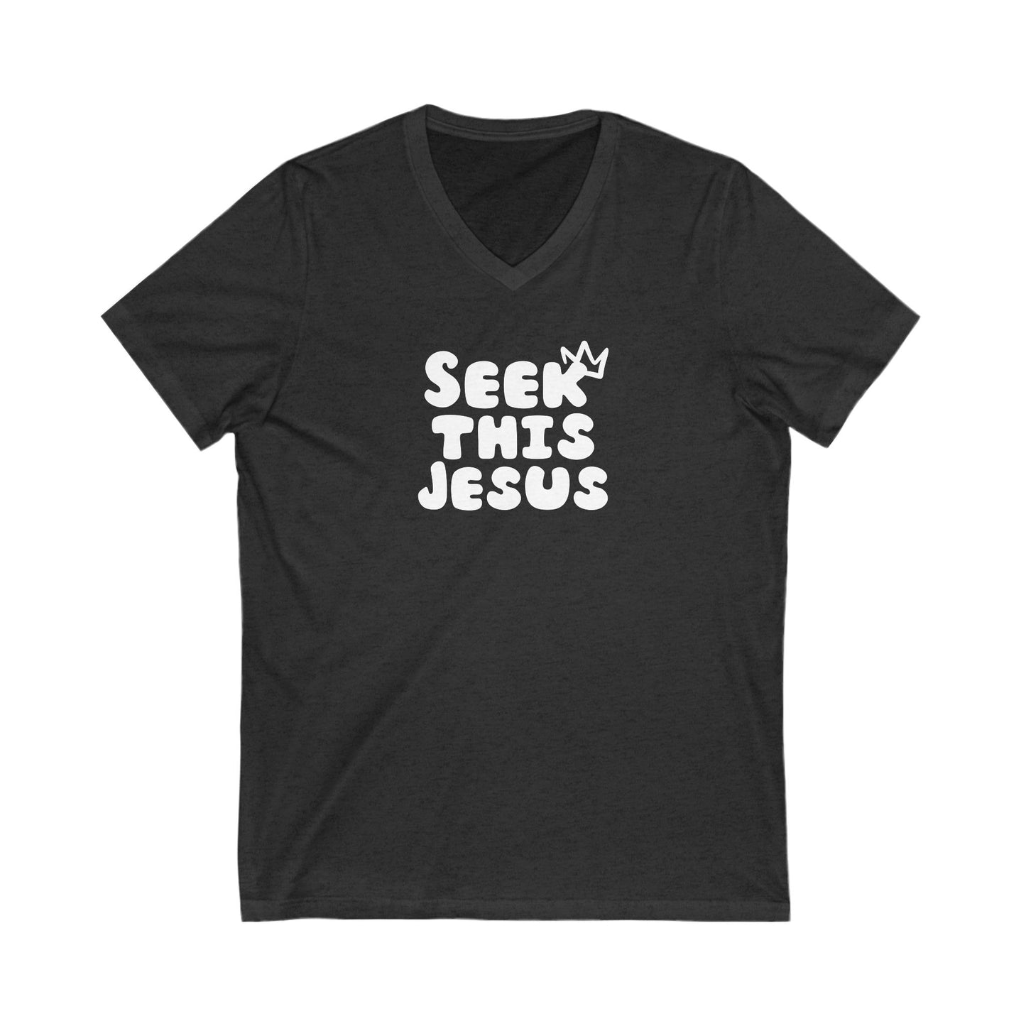 V-Neck Tee - Seek This Jesus Christian Religious Shirt