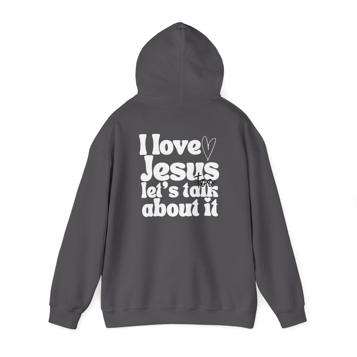 Christian Hoodie - I Love Jesus Design