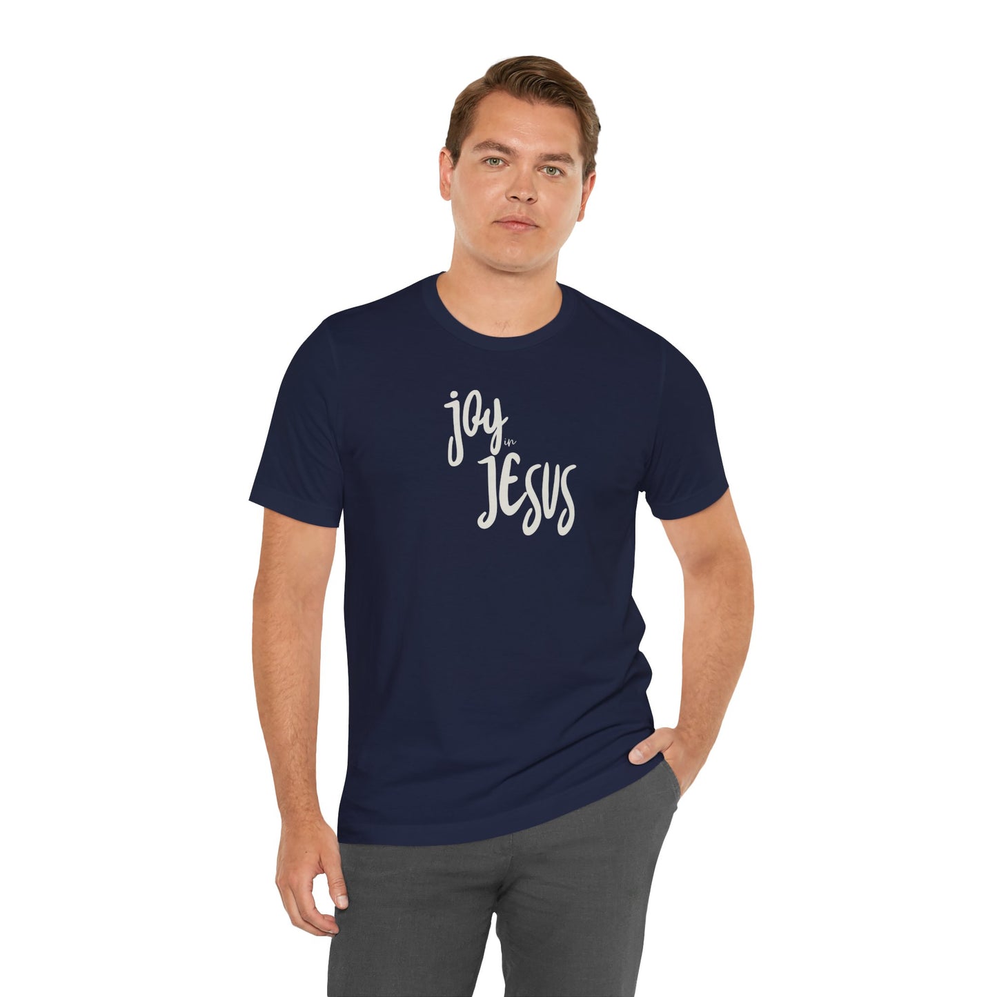 Christian Unisex Tee - Joy in Jesus Design