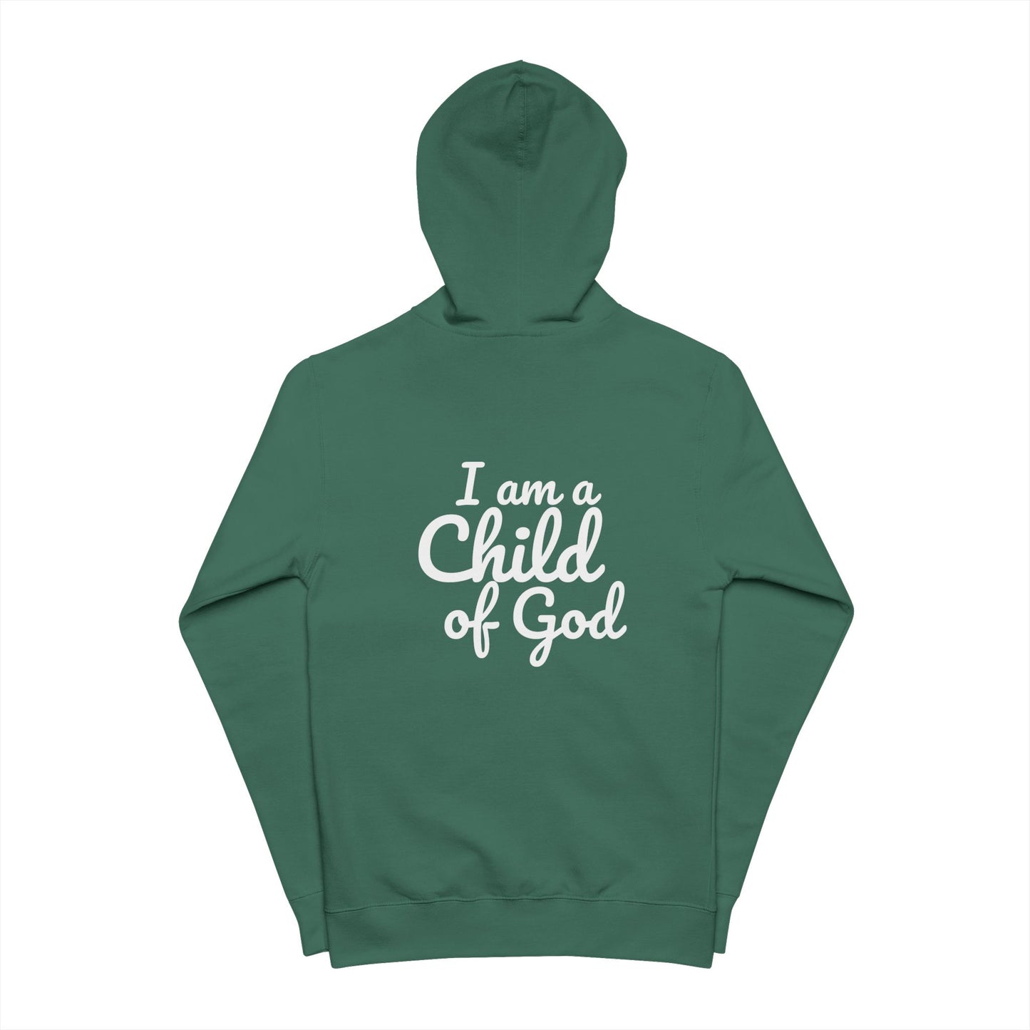 Christian Unisex Zip Up Hoodie - I am a Child of God