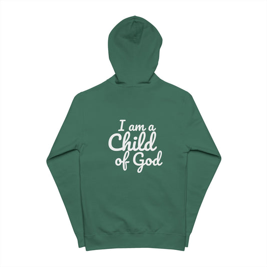 Christian Unisex Zip Up Hoodie - I am a Child of God