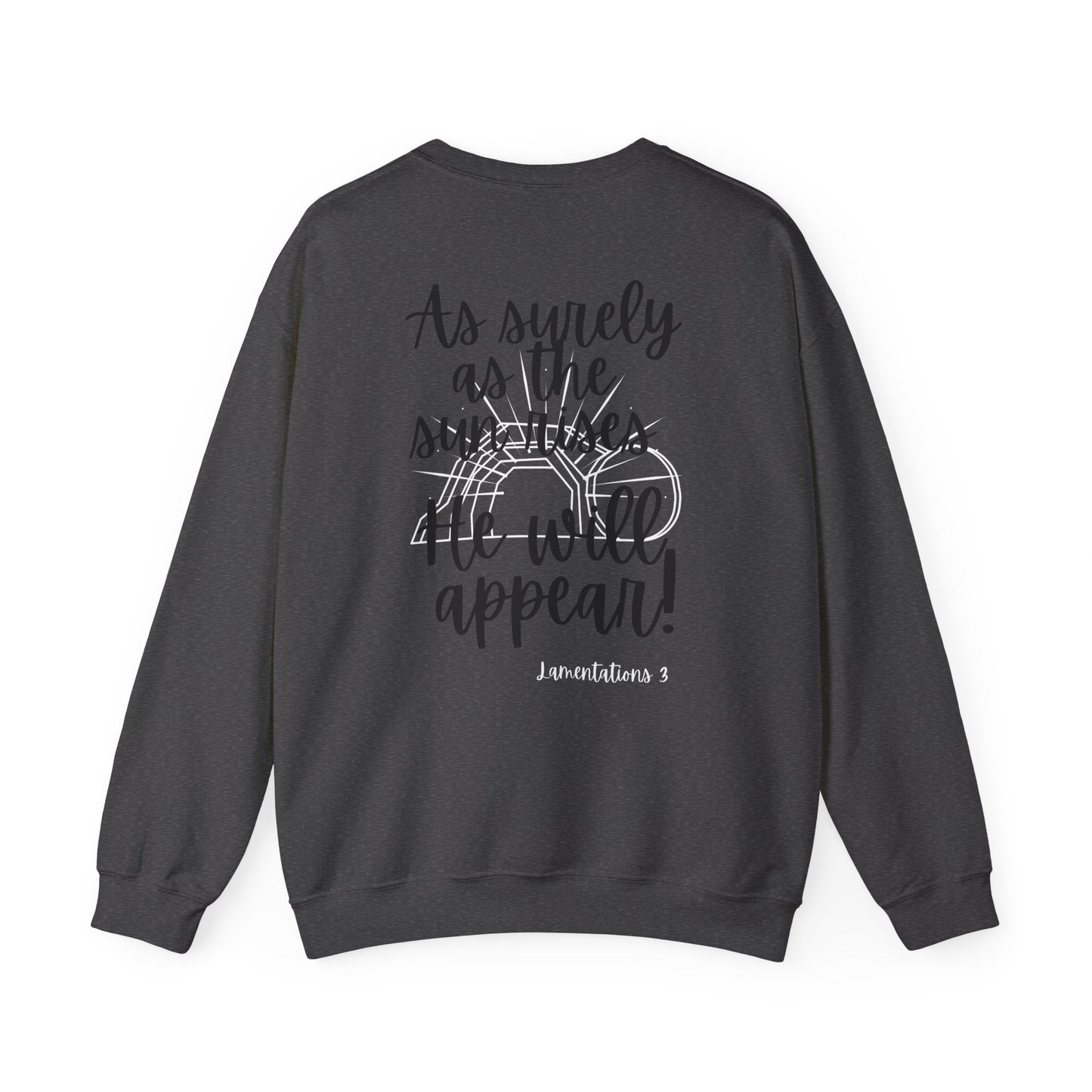 Religious Sweatshirt - Jesus will appear design