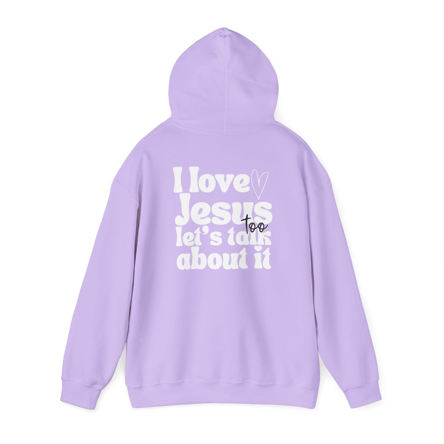 Christian Hoodie - I Love Jesus Design