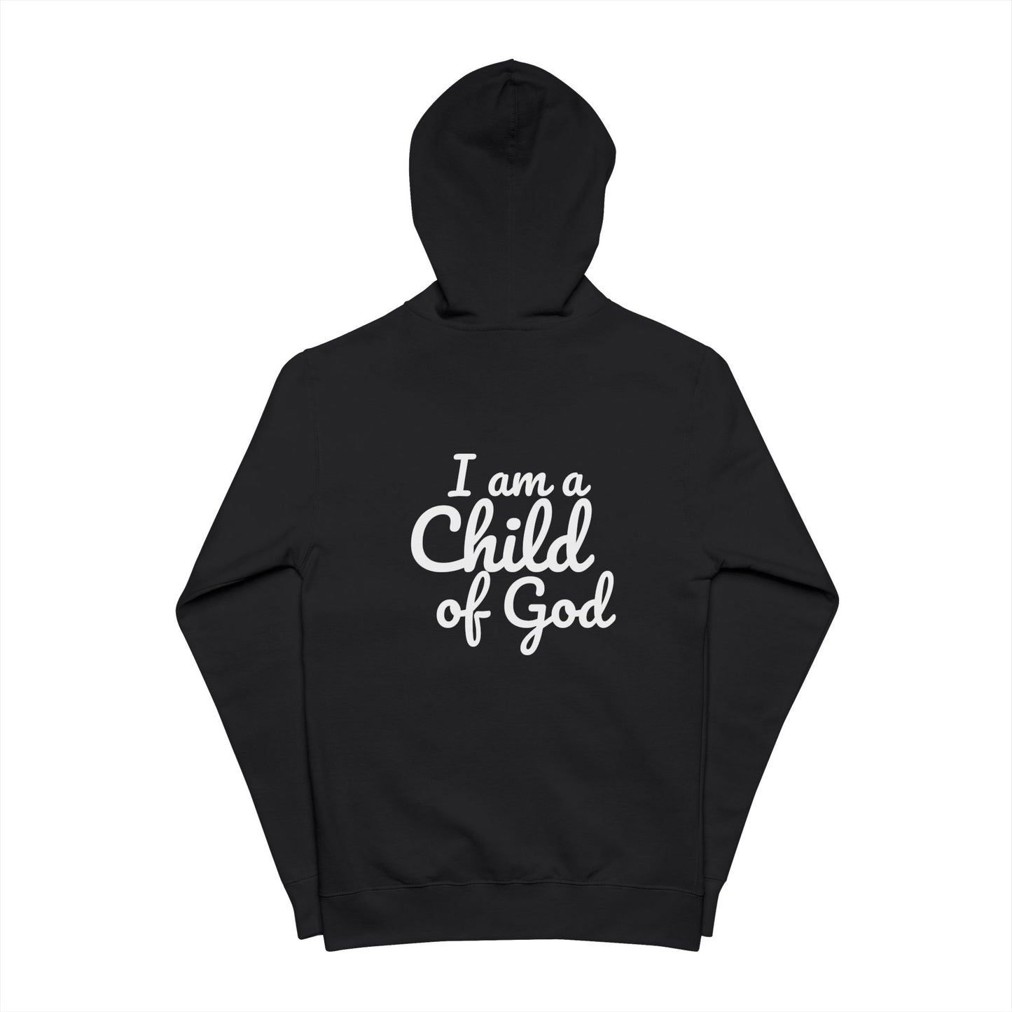 Christian Unisex Zip Up Hoodie - I am a Child of God