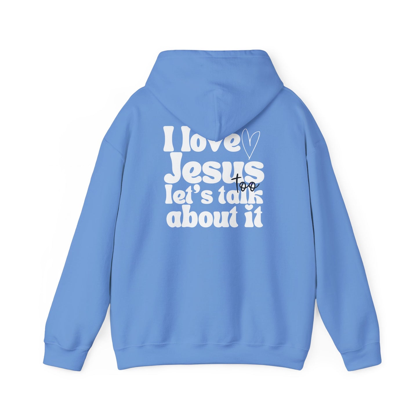 Christian Hoodie - I Love Jesus Design