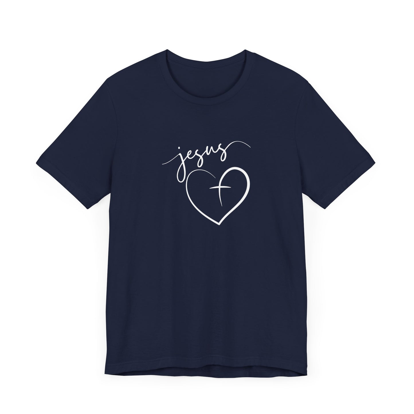Christian Tee - Jesus with a Heart Unisex T-Shirt