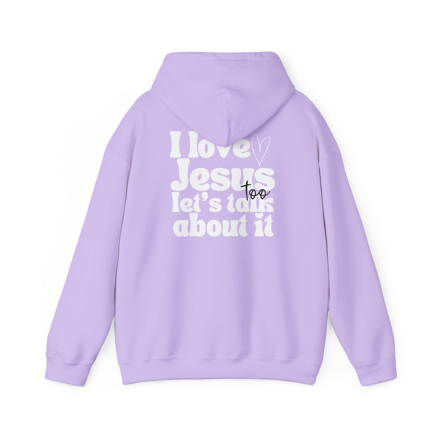Christian Hoodie - I Love Jesus Design