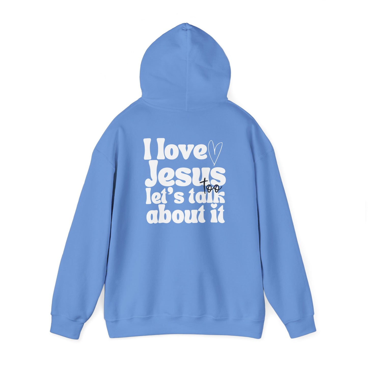 Christian Hoodie - I Love Jesus Design