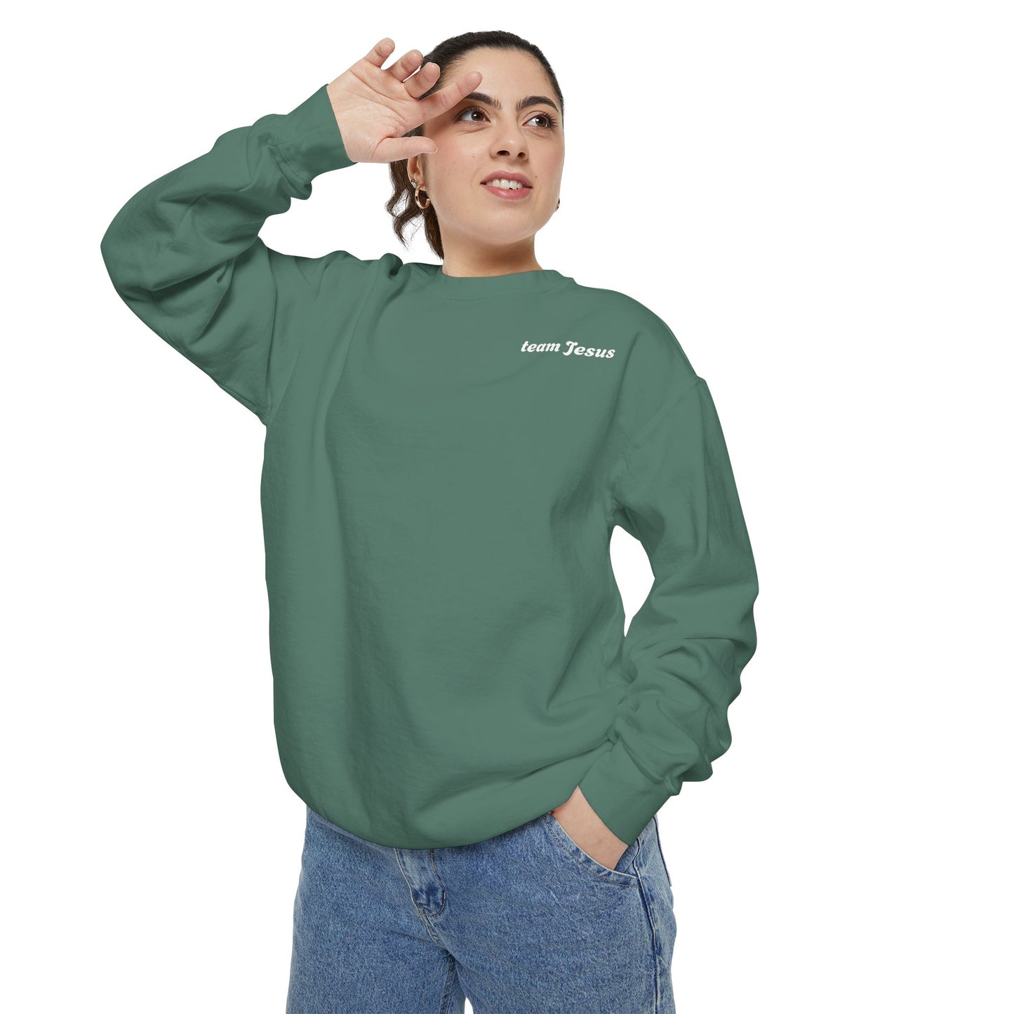 Sweatshirt My Influencer is Jesus Christian Religious Unisex