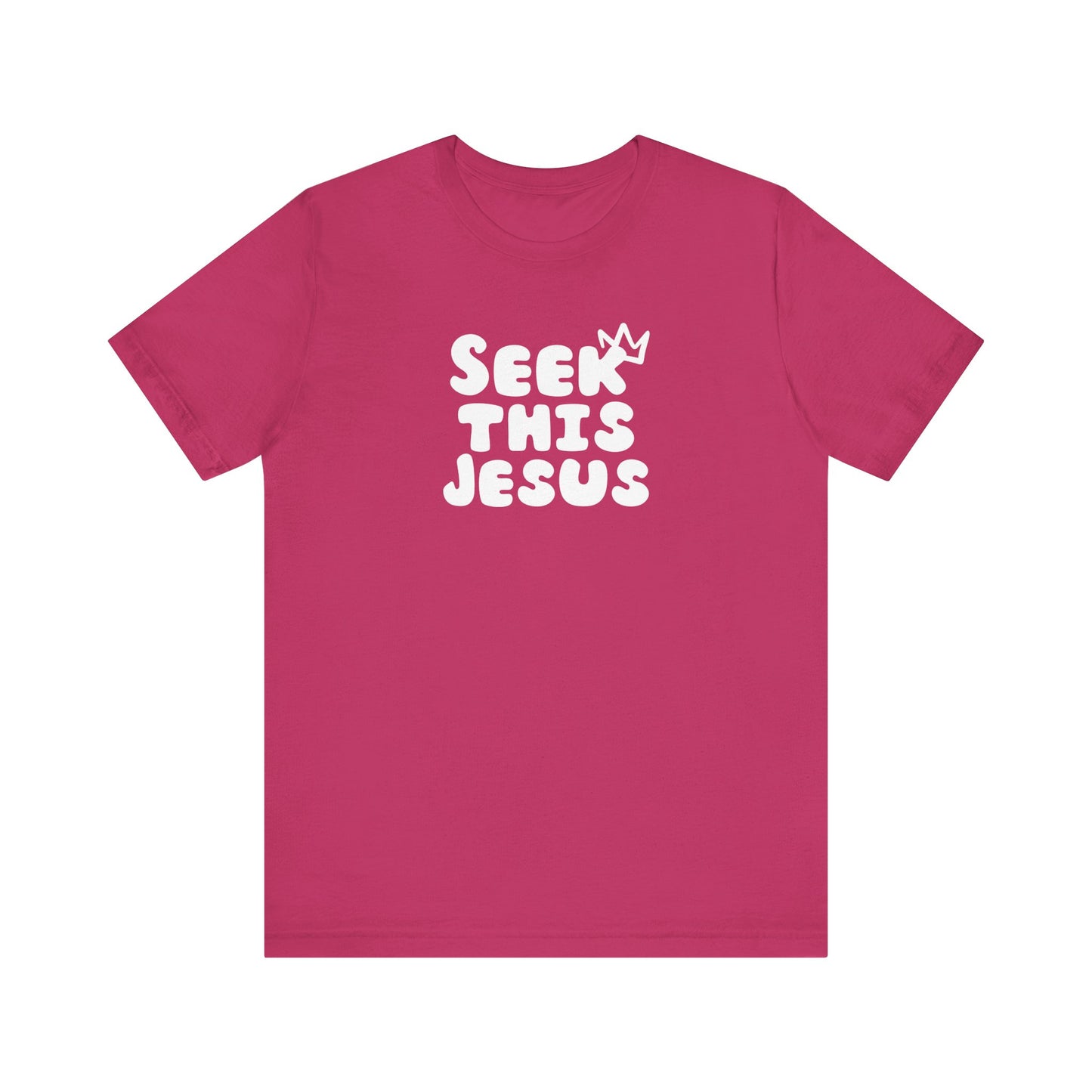 Religious T-Shirt for Christians - Unisex Tee - Seek this Jesus Design