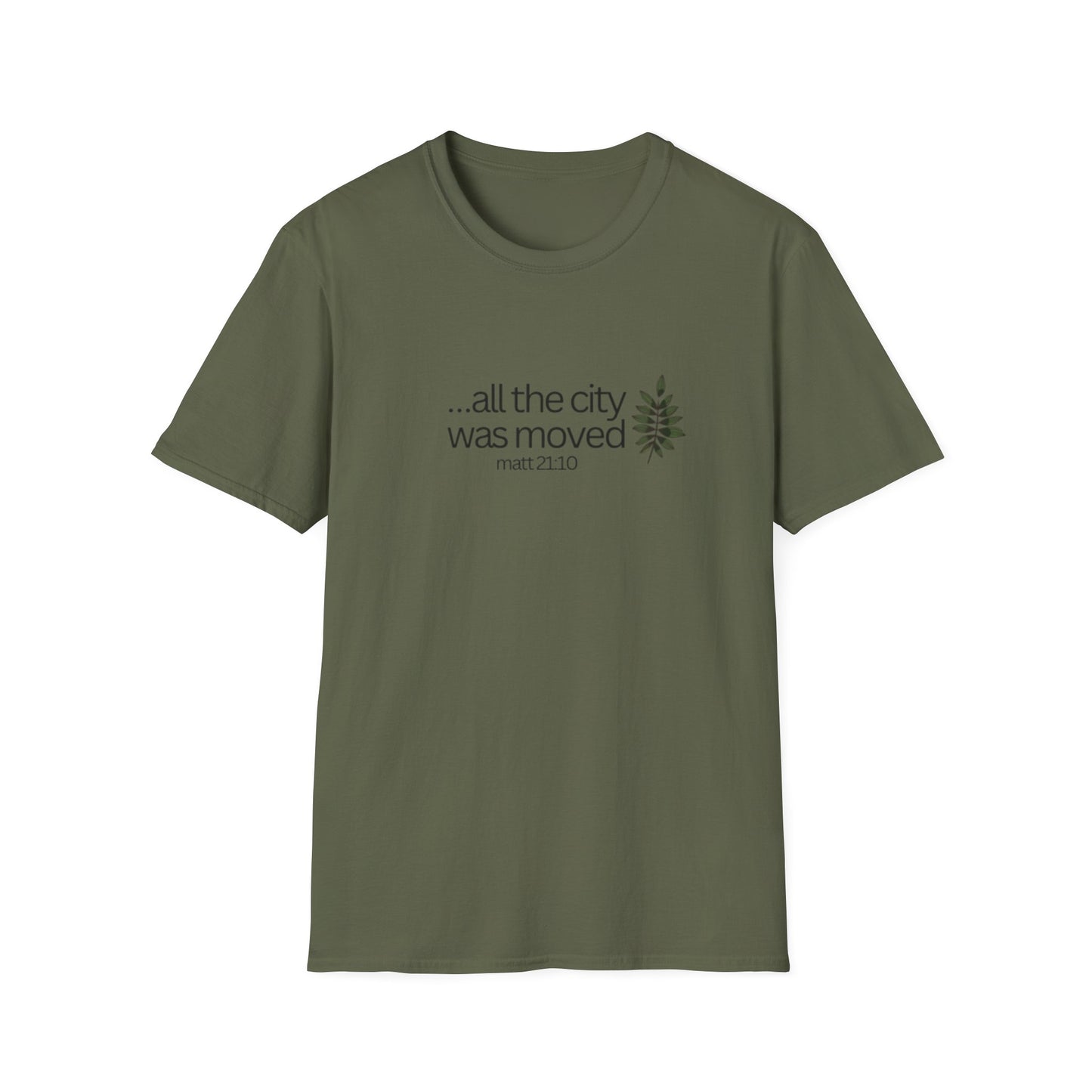 Christian Unisex T-Shirt - All the city of moved by Jesus
