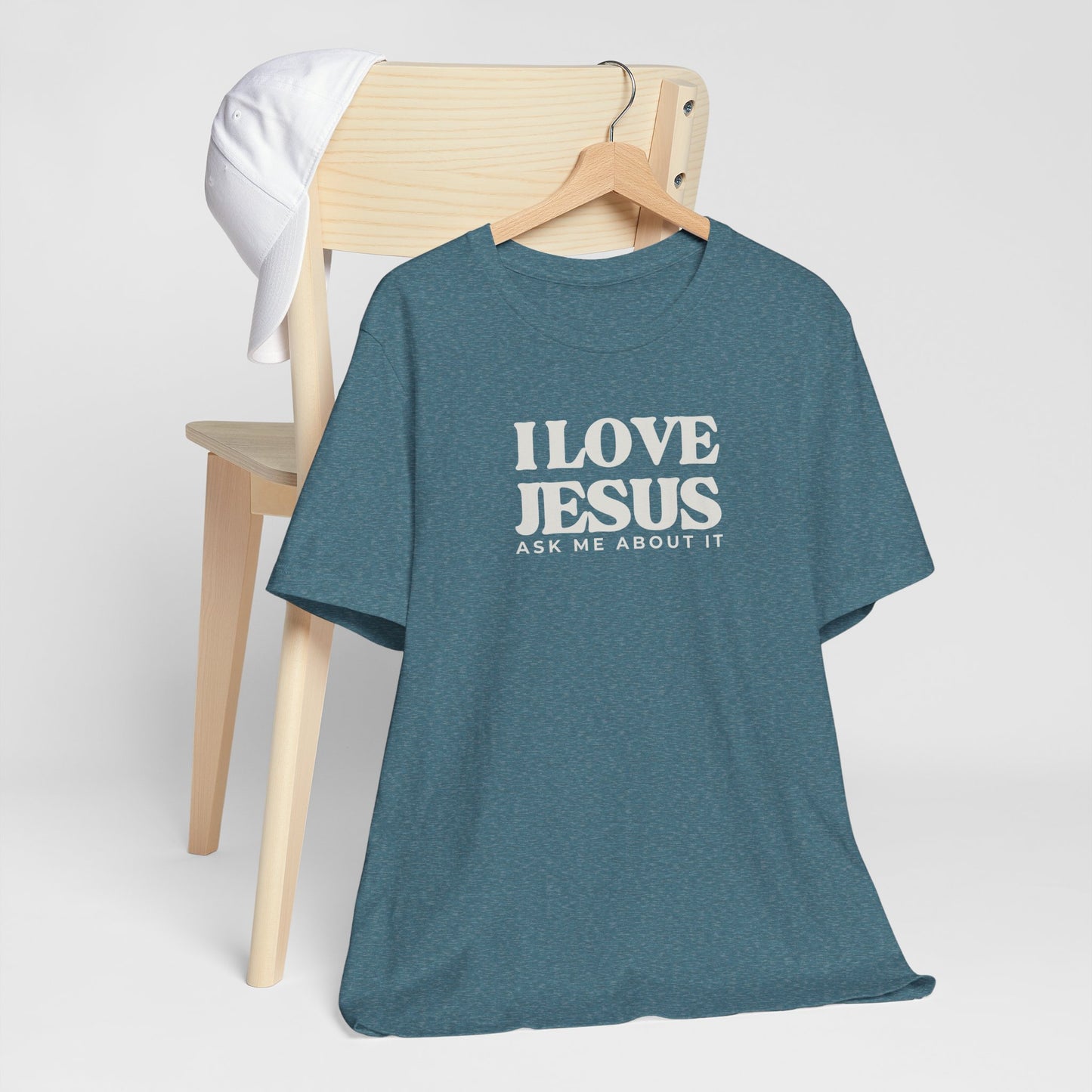 Christian Tee I LOVE JESUS Unisex Short Sleeve