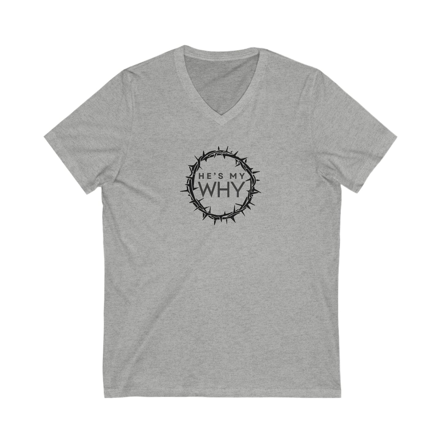 Christian V-Neck Tee - Jesus is My Why