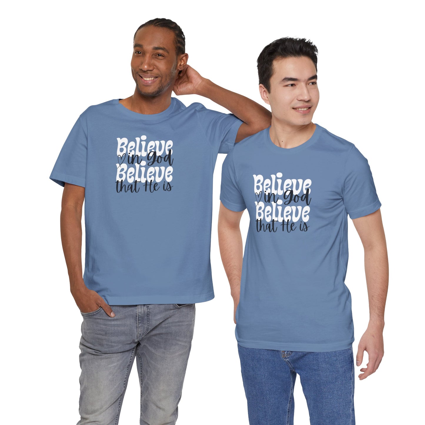 Believe Unisex Jersey Short Sleeve Tee - Inspirational Quote Tee for Everyday Wear