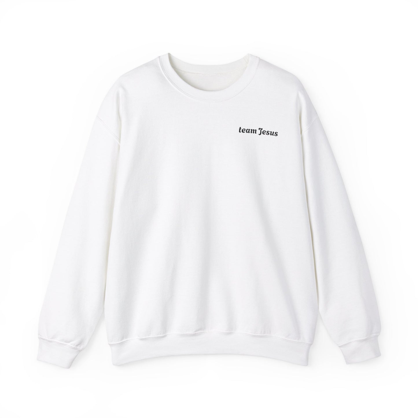 Christian Crewneck Sweatshirt - Walking with Jesus Christ Design